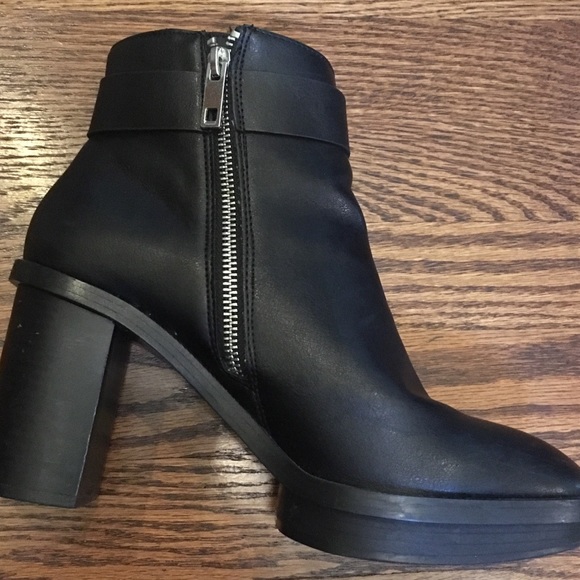 Pull & Bear platform heeled zippered boots eu 40 - Picture 7 of 10